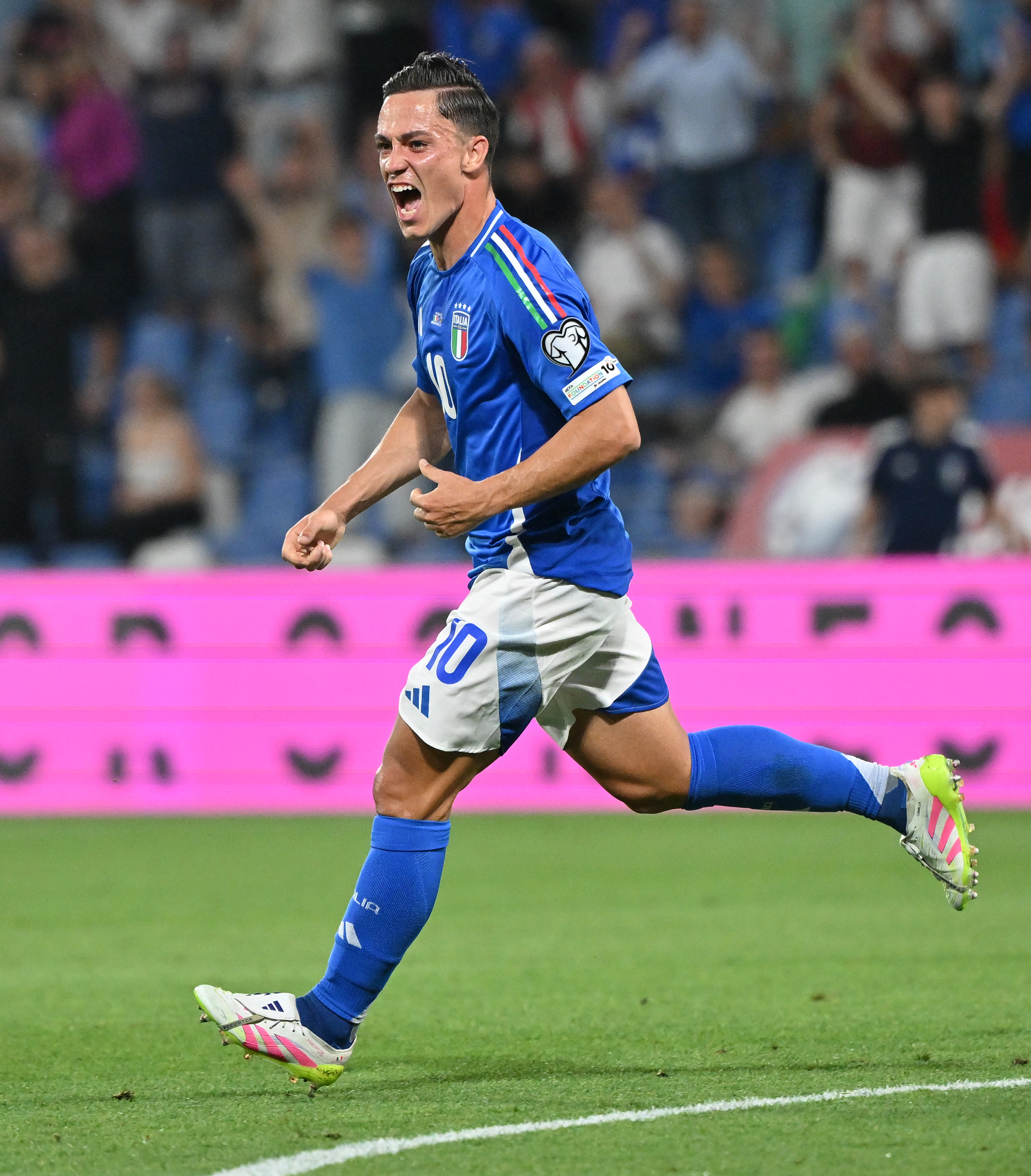 意大利在比赛中表现出色，击败北马其顿