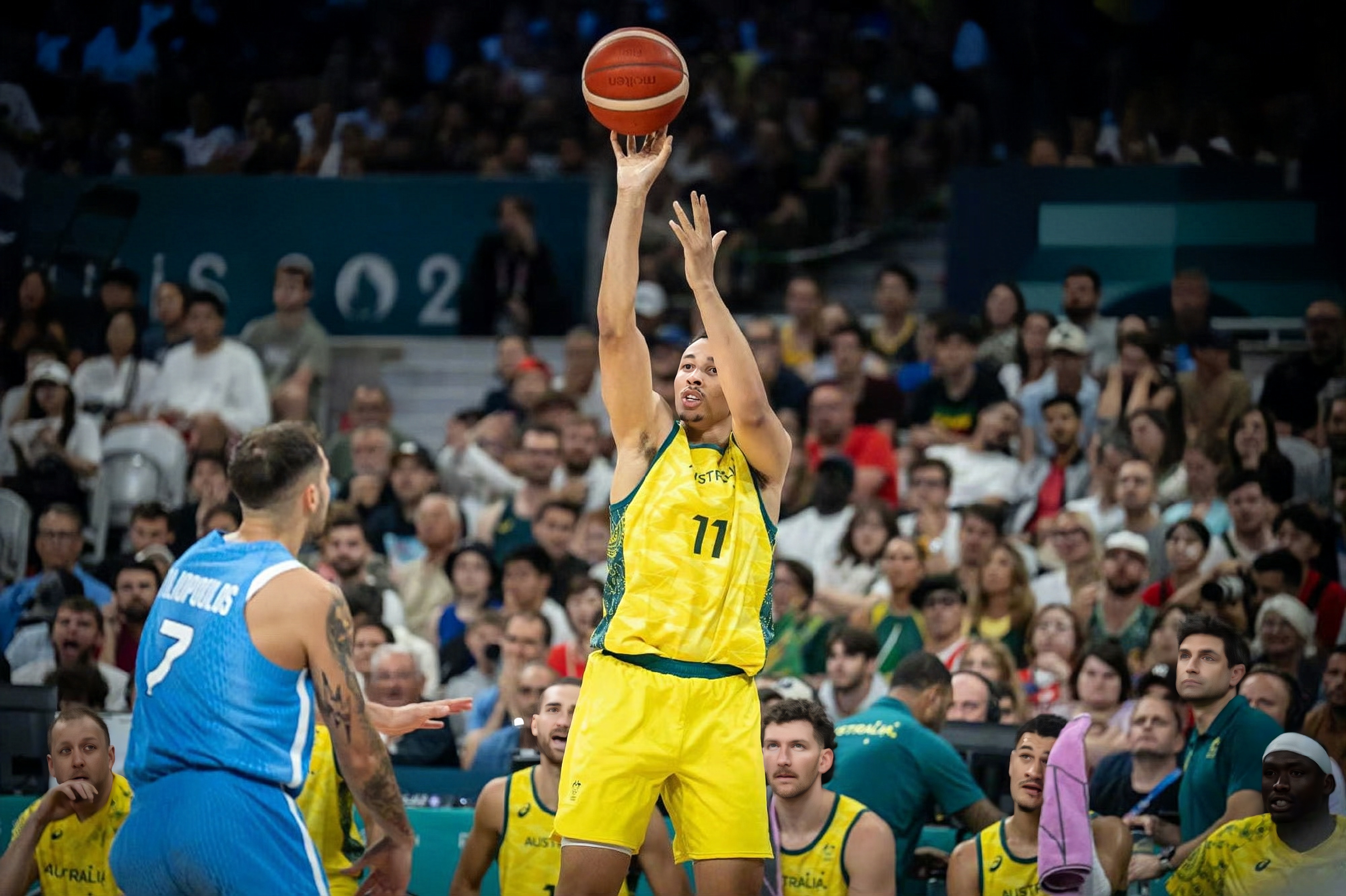 包含美国男篮力克意大利男篮，福克斯一己之力扛起全队的词条